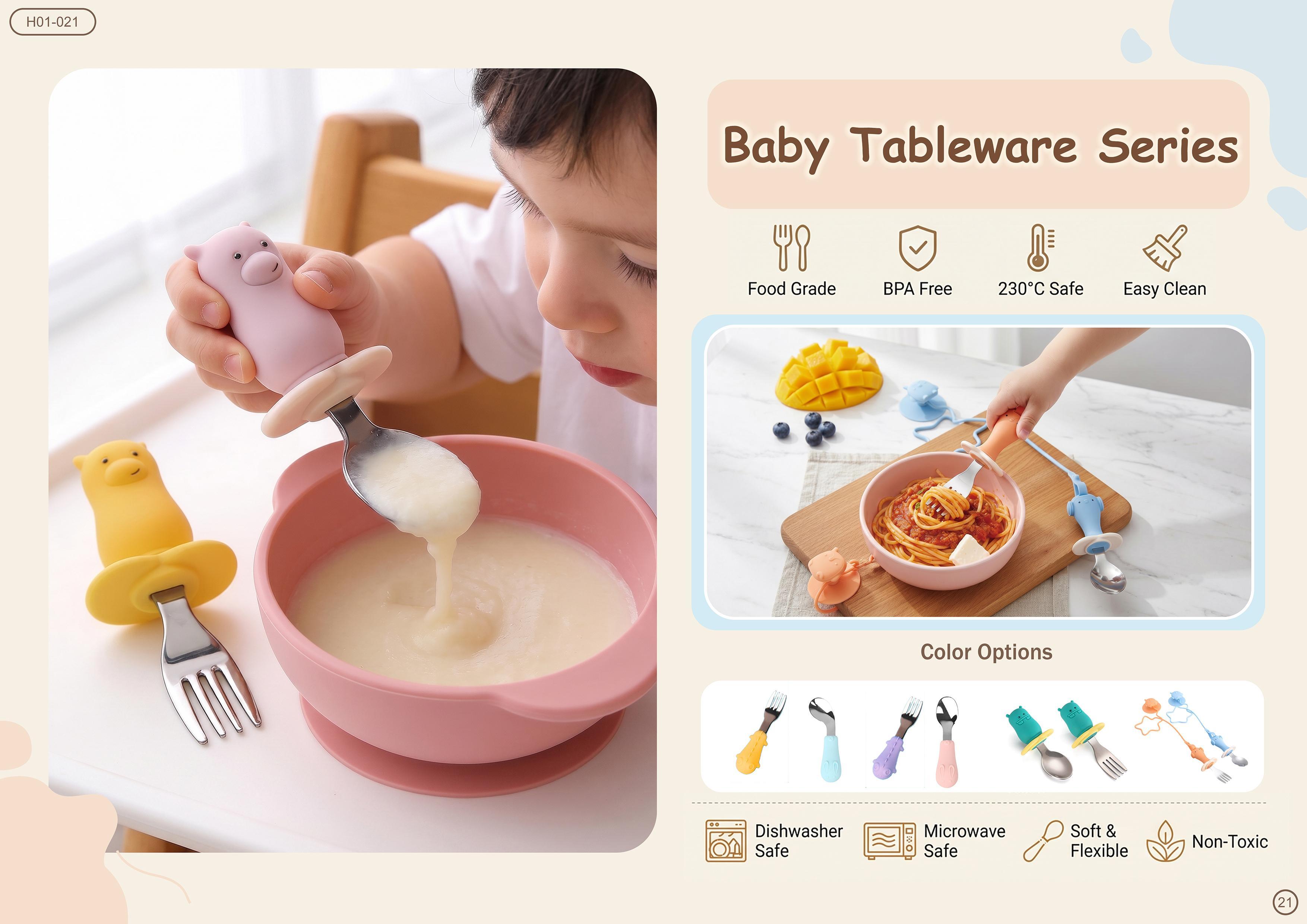 Baby Tableware Series — Animal Handle Set