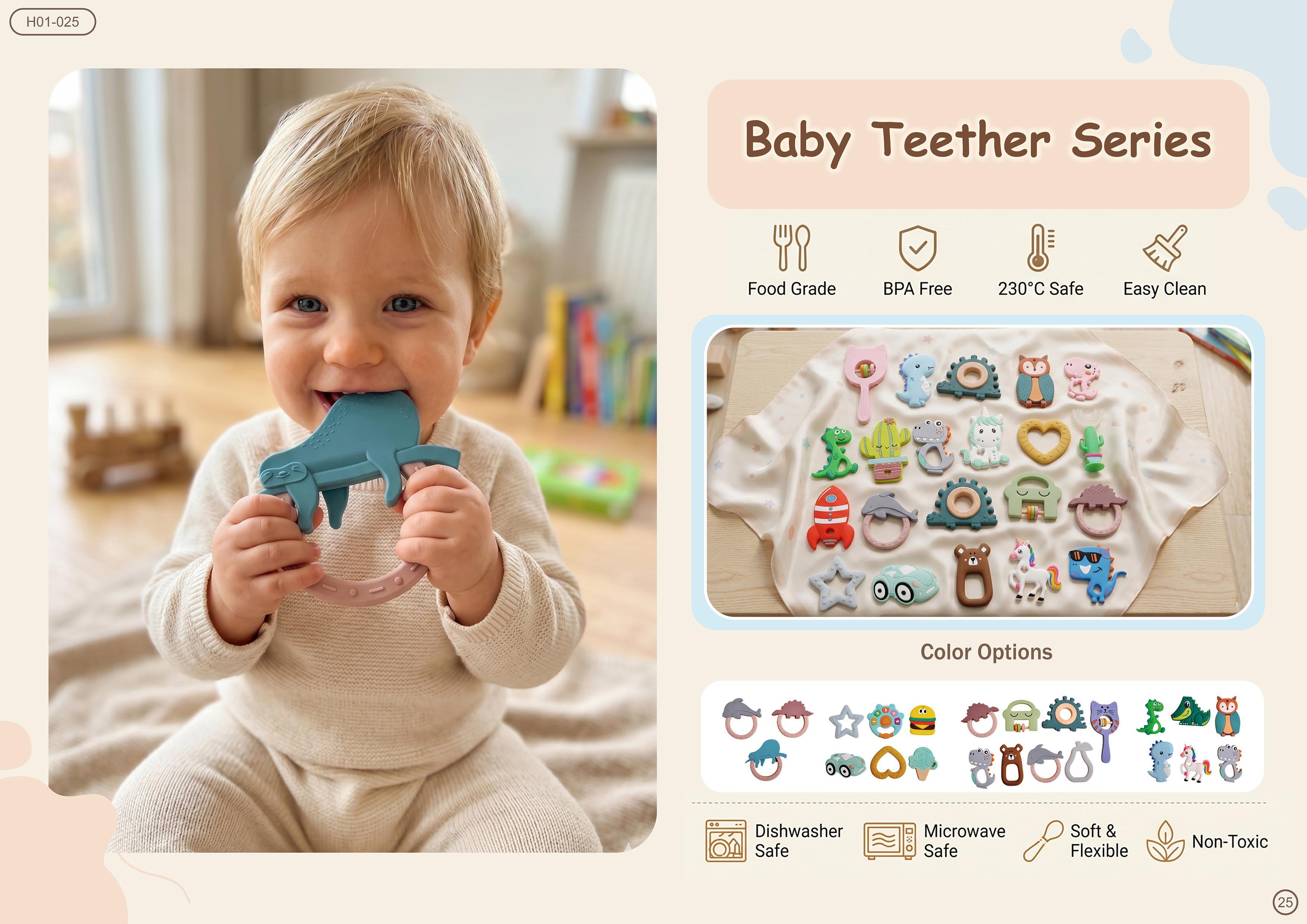 Baby Teether Series — Animal Shapes